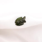 Load image into Gallery viewer, Natural Green Tourmaline Fish Shape Beads, AAA Tourmaline Carved Fish Shape Stone, 15 MM