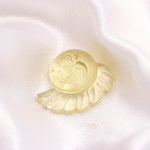 Load image into Gallery viewer, Natural Lemon Quartz Hand Carved Sun Face Gemstone, Home Decor Reiki Healing Crystal Gifts, 27X31 MM