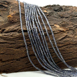 Load image into Gallery viewer, Natural Iolite Box Shape Beads, 3 MM Blue Iolite Gemstone Beads, 13 Inches Iolite Cube Shape Faceted Loose Beads Strand for Jewelry Making