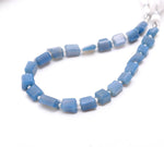 Load image into Gallery viewer, AAA Blue Opal Faceted Tumble Shape Gemstone Beads, Blue Opal Nuggets Shape Beads, 8" Fancy Wholesale Jewelry Beads, 7-8 MM