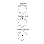 Load image into Gallery viewer, 1 pc Natural Crystal Quartz Snowflake Shape Gemstone, 18 MM Handmade Snowflake Carvings, Hand Carved Gemstone For Jewelry, Ice Flakes Gems