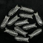Load image into Gallery viewer, Natural Crystal Quartz Fish Carving Beads, Clear Quartz Carved Fish Gemstone, Jewelry Making Gemstone, 10X30MM