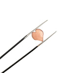 Load image into Gallery viewer, Chocolate Moonstone Heart Shape Beads, Natural Moonstone Hand Carved Heart Charms for Jewelry Making, Heart Shape Briolette's, 13 MM