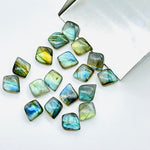 Load image into Gallery viewer, 2,3,4,5,6 Pcs Natural labradorite smooth fancy Shape jewelry Making Loose Gemstone, smooth Gemstone, labradorite Gemstone for jewelry 8X10mm
