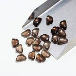 Load image into Gallery viewer, Carved Smokey Quartz Clouds Shape Beads, Natural Smokey Quartz Smooth Cloud Shape Beads, Cloud Gemstone Charms, 12 MM Loose Briolettes