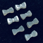 Load image into Gallery viewer, 2,3,4,5 Pcs Natural Grey Moonstone Hand Carved Bow Shape, Bow Shape Gemstone For Jewellery, Bow Shape Gemstone, 12X6 mm