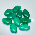 Load image into Gallery viewer, 2,3,4,5,6 Pcs 100% Natural Green Onyx Clouds Shape Jewellery Making Loose Gemstone, Smooth Carved Gemstone, Gemstone For Jewellery 12X7 mm