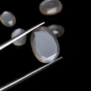 2,10,20,25,50pcs A-one Quality Grey Moonstone freeform Rosecut, CutStone rosecut, gemstone for jewelry, jewelry making rosecut 13X11 16X12mm