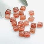 Load image into Gallery viewer, 2,3,4,5,6Pcs Natural pink strawberry smooth fancy Shape jewelry Making Loose Gemstone,smooth Gemstone brioletts Gemstone for Jewelry 8X10mm.