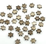 Load image into Gallery viewer, Natural Smokey Quartz Little Stars, Brown Smokey Quartz Star Shape Beads, 6 MM Star Shape Gemstone for Jewlery, 6 Sides Carving Star Beads