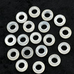 Load image into Gallery viewer, Natural White Moonstone Donut Shape Gemstones, Moonstone Donut Carving, Healing Gemstone Beads, 12 mm Moonstone Smooth Donut Beads