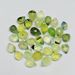 Load image into Gallery viewer, 2,3,4,5,6 pcs 100% Natural Prehnite Drop Shape Gemstone, Natural Drop Shape Gemstone, Gemstone for Jewlery, 3X5- 7X4.5 mm (Approx)