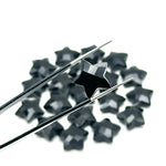 Load image into Gallery viewer, Black Onyx Star Shape Briolettes, Natural Black Onyx Star Shape Gemstone for Jewelry Making, Black Onyx Star Charm Beads, 15 MM Star Beads