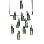 Load image into Gallery viewer, AAA+ Natural Labradorite Bottle Carving Beads, Vine Bottle Shape Carved Gemstone, Jewelry Making Charms, 7X21 MM Flashy Tiny Bottle Pendants