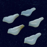 Load image into Gallery viewer, 2,3,4,5 Pcs Natural Grey Moonstone Hand Carved Bird Shape, Carved Bird Shape Gemstone For Jewellery, Bird Shape Gemstone, 20X8 mm