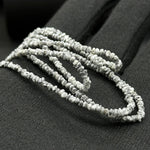 Load image into Gallery viewer, Raw Grey Diamond Beads: 1-2mm Uncut Nuggets, 8/16 Inch Strand