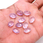 Load image into Gallery viewer, Pink Amethyst Clouds Shape Beads, Natural Amethyst Faceted Cloud Beads, Carved Amethyst Cloud Charms, 12 MM, Loose Pink Carved Briolettes