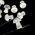 Load image into Gallery viewer, 1 Pc Natural Crystal Quartz Mushroom Shape Stone, Mushroom Shape Gemstones, 22 MM Mushroom Carving Stones, Mushroom Crystal, Crystal Healing