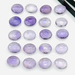 Load image into Gallery viewer, Natural Pink Amethyst Evil Eye Beads, Hand Carved Gemstone Beads, Loose Oval Eye Beads, Evil Eye Charm Beads, Loose Carving Beads 10X12 MM