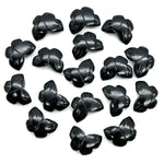 Load image into Gallery viewer, Natural Black Onyx Butterfly Shape Beads, AAA Black Onyx Hand Carved Butterfly Briolettes, Gemstone Carvings, 13 MM Mini Butterfly Charms