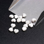 Load image into Gallery viewer, White Howlite Heart Shape Beads, AAA Howlite Heart Shape Smooth Gemstone Beads, Loose Wholesale Heart Charm Beads, 10 MM