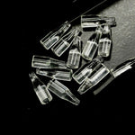 Load image into Gallery viewer, Natural Crystal Quartz Mini Bottle Carving Beads, Bottle Shape Hand Carved Gemstone, Jewelry Making Charms, 7X21 MM Miniature Carvings