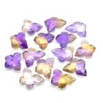 Load image into Gallery viewer, Natural Ametrine Butterfly Shape Beads, Faceted Carving Gemstone Beads, Incest Carving Beads For Jewelry, Butterfly Charms Beads 14x10 MM