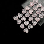 Load image into Gallery viewer, Faceted Rose Quartz Heart Beads: 8mm Gemstone Charms
