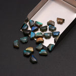 Load image into Gallery viewer, Flashy Labradorite Clouds Shape Gemstone Beads, Labradorite Smooth Cloud Briolette's, Rainy Black Rainbow Cloud for Jewelry Making, 12 MM