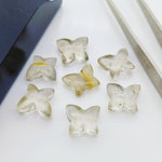 Load image into Gallery viewer, Natural Golden Rutile Carving Beads, Hand Carved Butterfly Shape Gemstone Beads, Smooth Butterfly Fancy Beads For Jewelry 13X9-14X10 MM