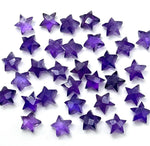 Load image into Gallery viewer, Natural Amethyst Faceted Stars Shape Briolettes, 8 MM Purple Amethyst Star Shape Beads For Jewelry Making, Mini Gemstone Star Charms Beads