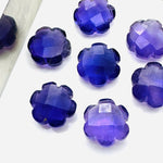 Load image into Gallery viewer, Natural Amethyst Hand Carved Flower Shape Beads, Faceted Flower Shape Carving Loose Gemstone Beads, 10 MM Purple Amethyst Flower for Jewlery