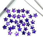 Load image into Gallery viewer, Natural Amethyst Faceted Stars Shape Briolettes, 8 MM Purple Amethyst Star Shape Beads For Jewelry Making, Mini Gemstone Star Charms Beads
