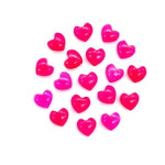 Load image into Gallery viewer, Hot Pink Chalcedony Heart Shape Briolettes, AAA Pink Chalcedony Smooth Heart Shape Beads, Loose Gemstones, 8 MM Heart Charms for Jewelry
