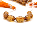 Load image into Gallery viewer, Amazing Bear Quartz Oval Shape Briolettes Beads, Natural Honey Quartz Oval Beads, Football Cutting Oval Beads for Jewelry Making, 11-16 MM