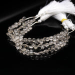 Load image into Gallery viewer, Doated Quartz Heart Shape Briolettes, Natural AAA Doated Quartz Heart Shape Beads, 6" Faceted Heart Beads, 6 MM Heart Beads