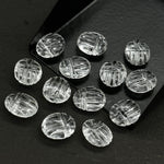 Load image into Gallery viewer, Crytal Quartz Scarab Shape Gemstone Beads, Crystal Quartz Beetle Face Carving Beads, Animal Carvings, Gemstone Charm Beads, 10X12 MM