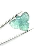Load image into Gallery viewer, Carved Green Fluorite Eagle Shape Stone, Natural Green Fluorite Hand Carved Eagle Shape Gemstone, Jewelry Making, Bird Shape Carving, 30 MM