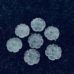 Load image into Gallery viewer, 1,2,3,4,5 pcs 100% Natural Rose Quartz Flower Shape Carved Gemstone, Flower Shape Carving, Carved Gemstone For Jewellery 15 mm