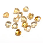 Load image into Gallery viewer, Natural Citrine Heart Shape Beads, AAA Citrine Smooth Heart Shape Charms, Mini Plain Heart Briolette's for Jewelry Making, 8 MM
