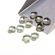 Natural Green Amethyst Heart Shape Beads, AAA Amethyst Heart Shape Smooth Gemstones, Loose Wholesale Heart Charm Beads 10 MM Green Amethyst
