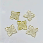 Load image into Gallery viewer, 1,2,3,4 Pcs Natural lemon quartz Hand Carved Flower Shape, Carved Flower Shape Gemstone For Jewellery, Flower Shape Gemstone, 14mm
