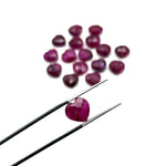 Load image into Gallery viewer, Pretty Ruby Corundum Heart Shape Beads, AAA Red Ruby Hand Carved Faceted Heart Shape Briolettes, Loose Gemstones, 10 MM, Red Ruby Dyed Beads