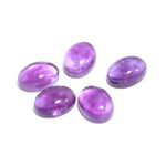 Load image into Gallery viewer, Natural Amethyst Oval Shape Beads, Amethyst Hand Carved Smooth Gemstone Beads, Loose Carving Beads, Oval Charms for Jewelry Making 12X16 MM