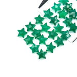 Load image into Gallery viewer, Natural Green Onyx Star Shape Briolettes, Green Onyx Hand Carved Faceted Star Shape Beads, Loose Star Charm Beads for Jewelry Making, 10 MM