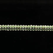 Natural Prehnite Round Beads, Green Prehnite Micro Faceted Round Beads, Loose Crystal Beads for Jewelry Making, 13 Inches, 2-2.5 MM