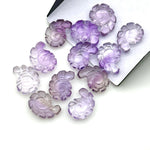 Load image into Gallery viewer, AAA+ Pink Amethyst Carved Shell Beads, Hand Carved Snail Shell Shape Gemstone, Seashell Charm, 16 MM Beach Shell Beads For Jewelry Making