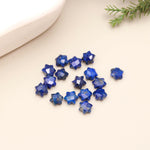 Load image into Gallery viewer, Natural Lapis Lazuli Little Stars, Blue Lapis Lazuli Star Shape Beads, 6 MM Star Shape Gemstone for Jewelry, 6 Sides Carving Star Beads