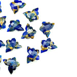 Load image into Gallery viewer, Mohave Turquoise Butterfly Gemstone, Dark Ocean Blue Mohave Copper Turquoise Butterfly, Handmade Faceted Butterfly Carving Beads, 14x10 MM