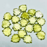 Load image into Gallery viewer, 2,3,4,5 Pcs Natural Lemon Quartz Carved Heart Shape Gemstone, Heart Leaf Shape Carving Charms For Jewelry Making, Loose Gemstone Beads 10 mm